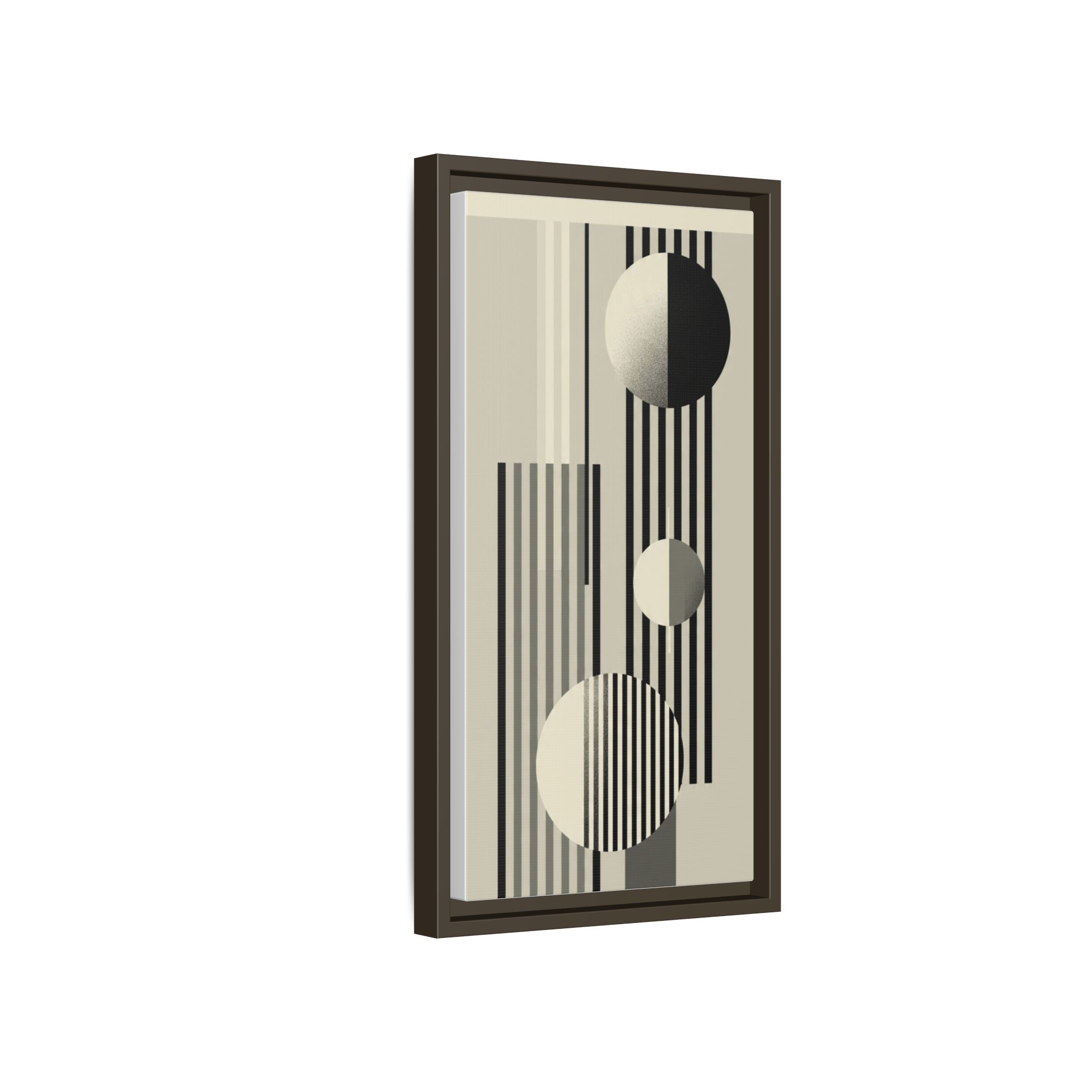 Abstract Geometric Canvas Print — Framed Matte Wall Art - Image 86