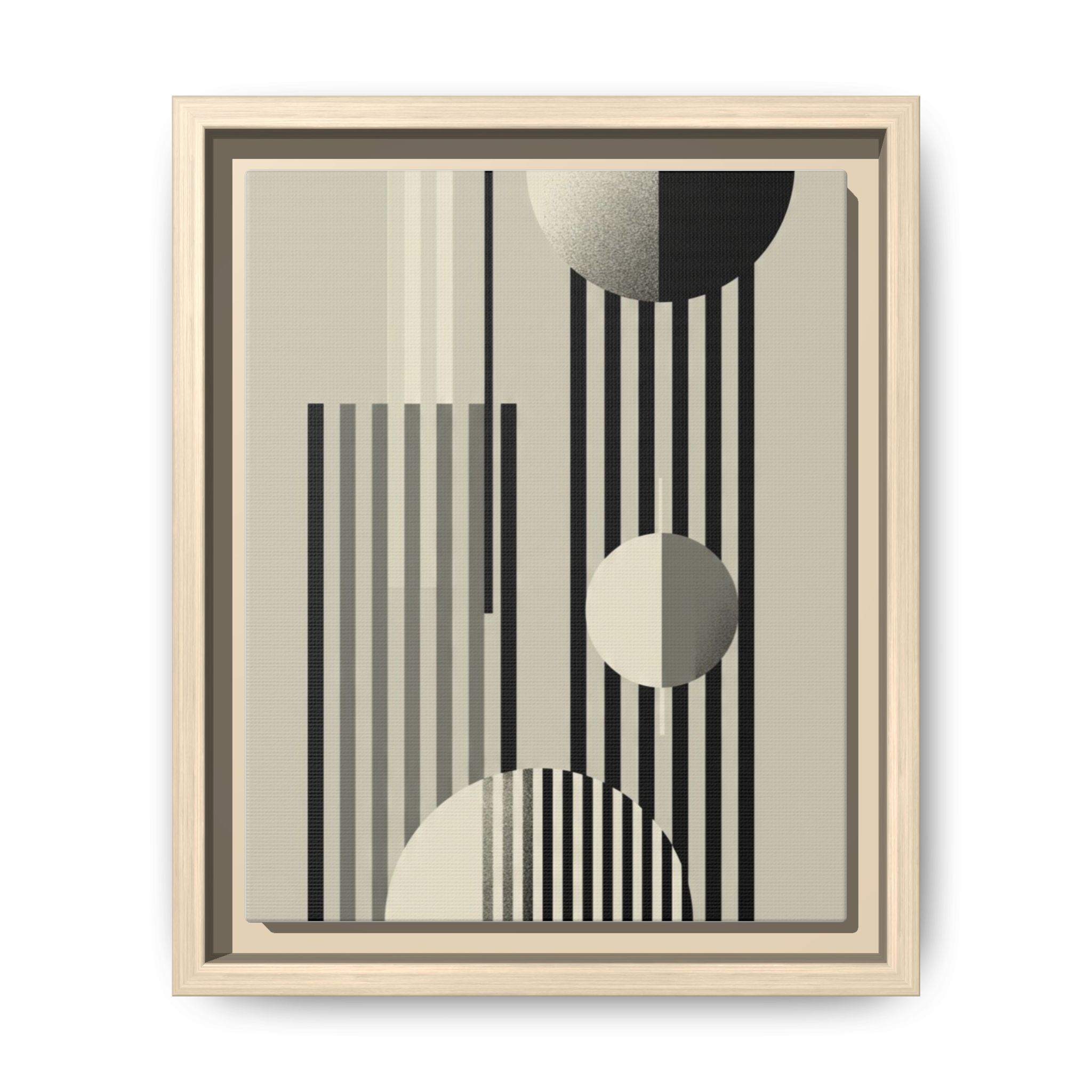 Abstract Geometric Canvas Print — Framed Matte Wall Art - Image 145