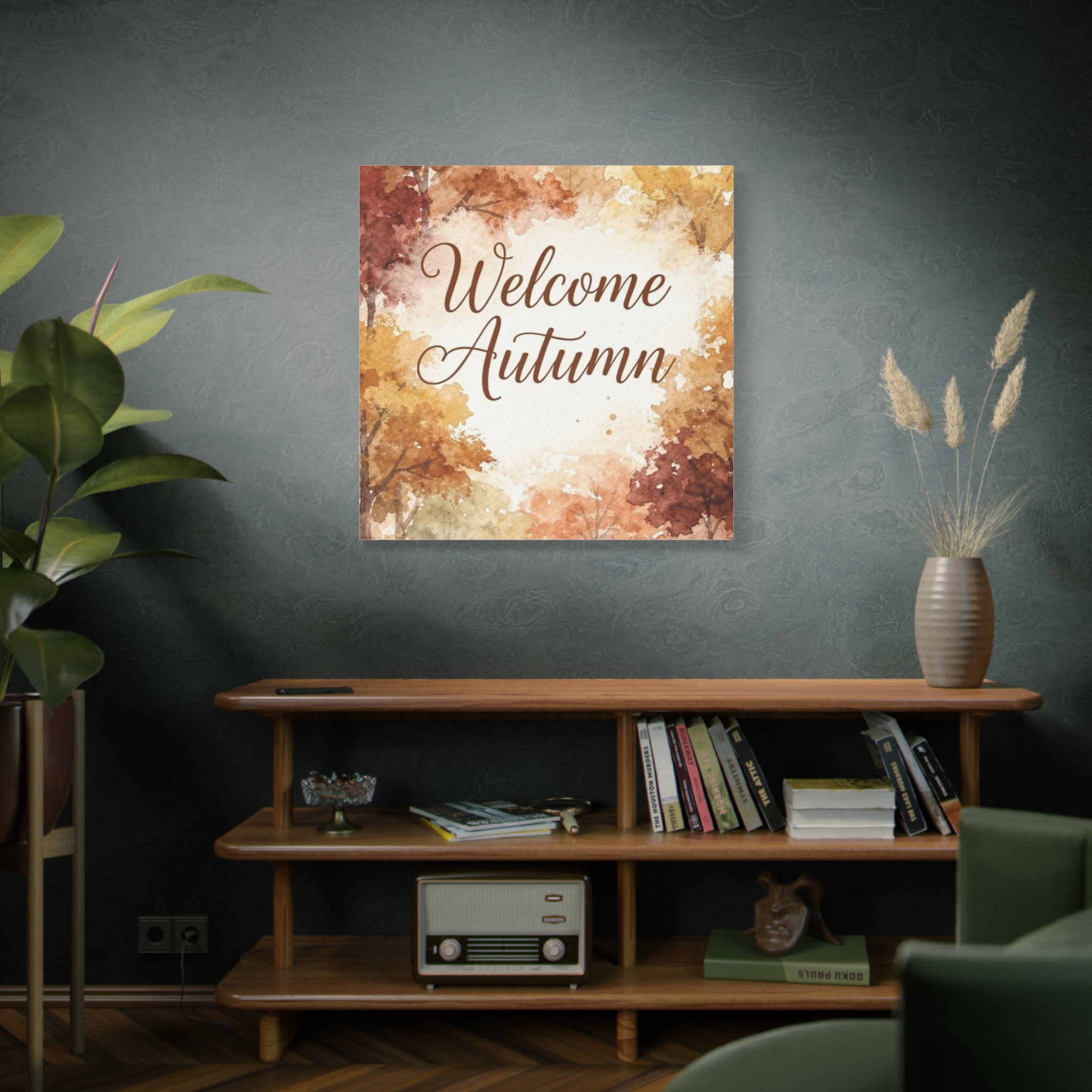 Welcome Autumn Matte Canvas Wall Art — Stretched Fall Home Decor - Image 15
