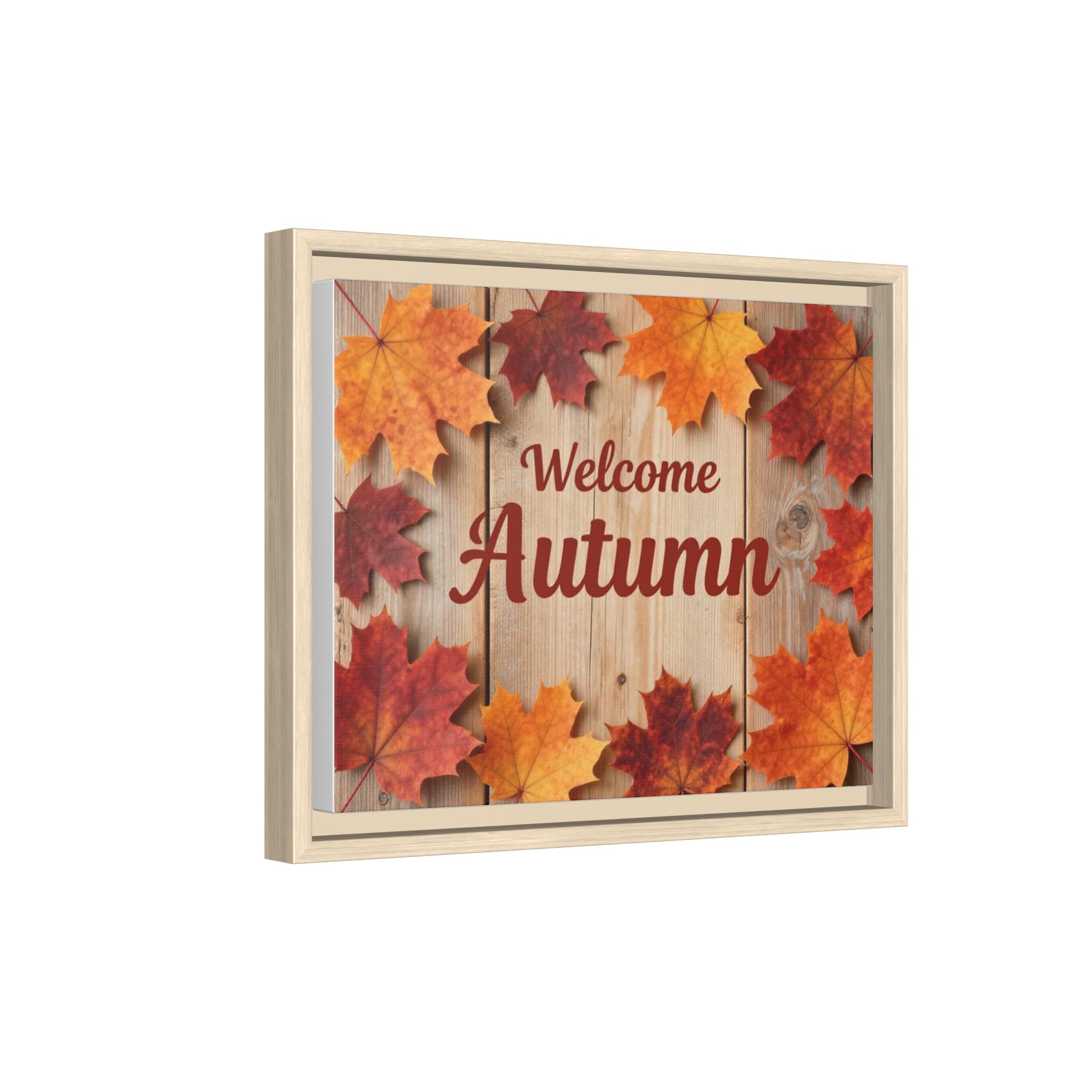 Welcome Autumn Framed Canvas Wall Art - Image 146