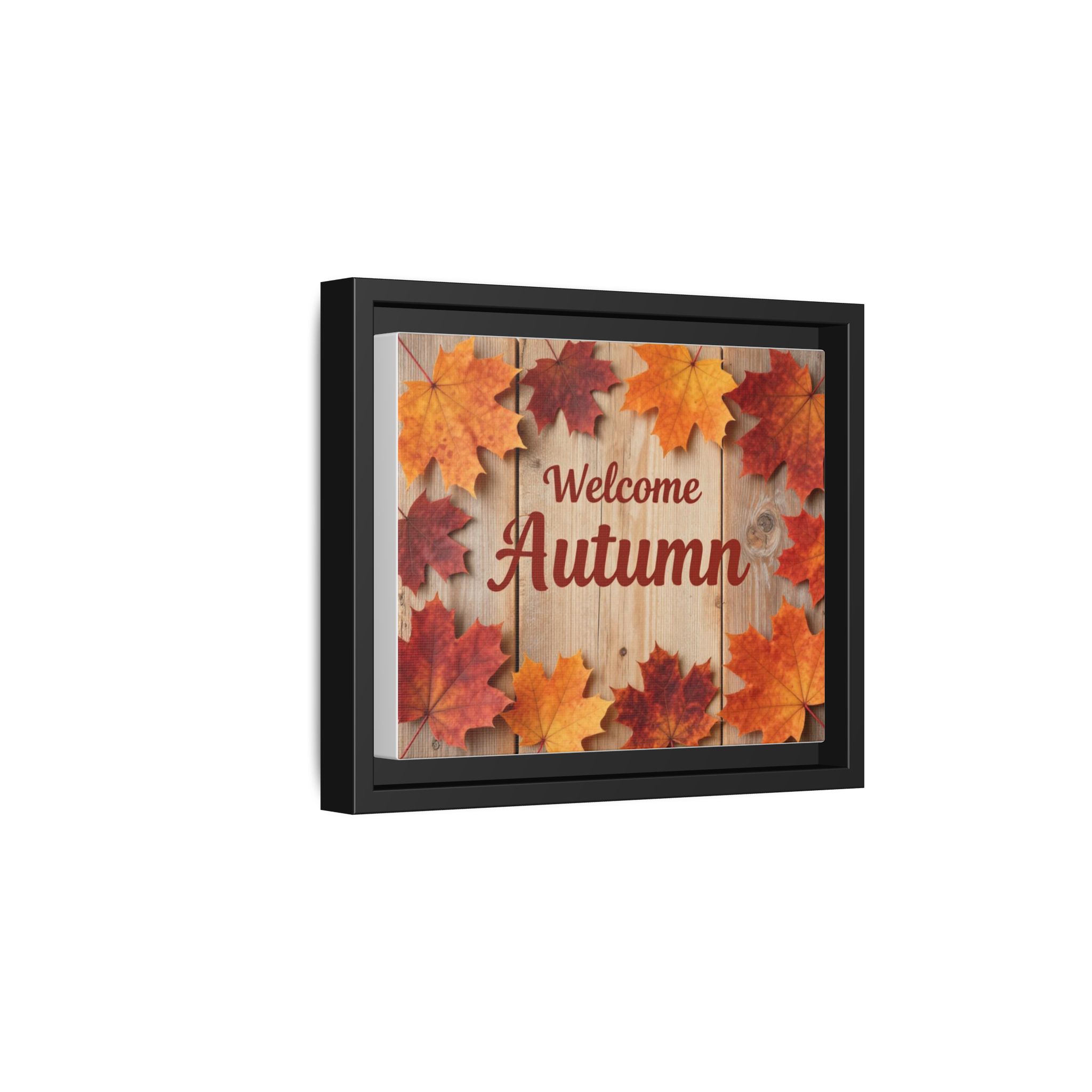 Welcome Autumn Framed Canvas Wall Art - Image 246