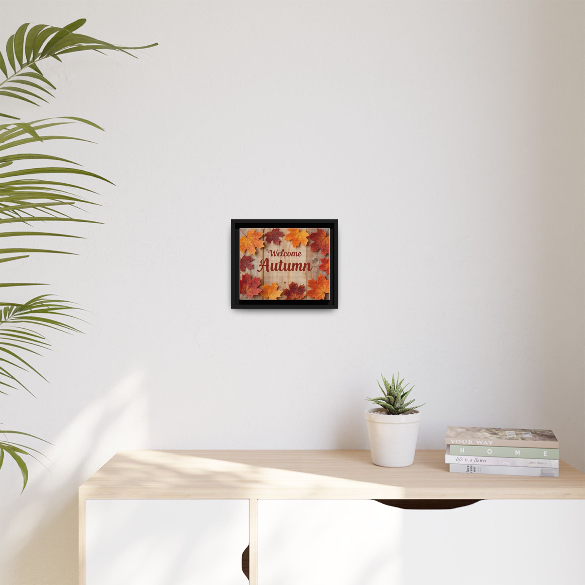 Welcome Autumn Framed Canvas Wall Art - Image 247
