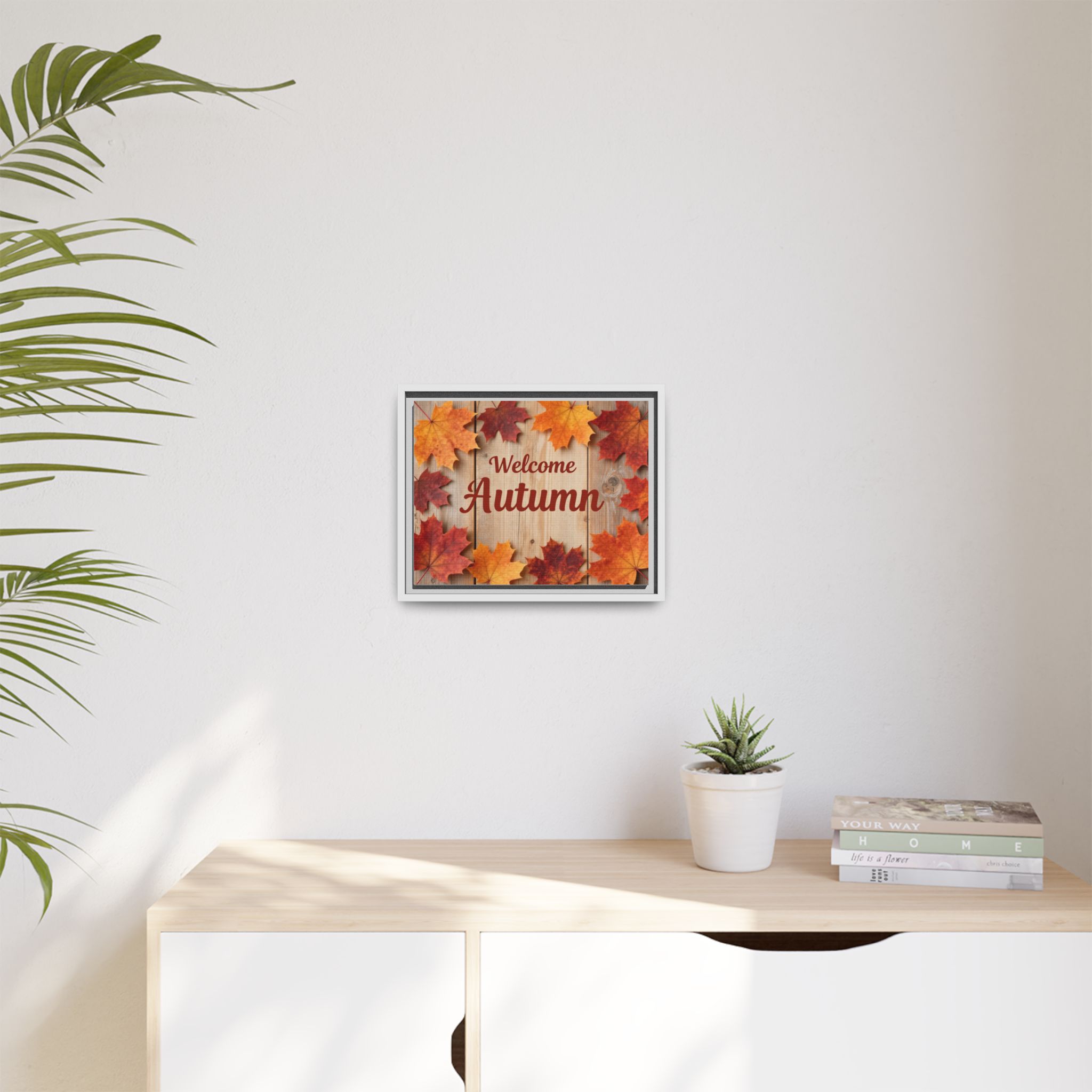 Welcome Autumn Framed Canvas Wall Art - Image 159