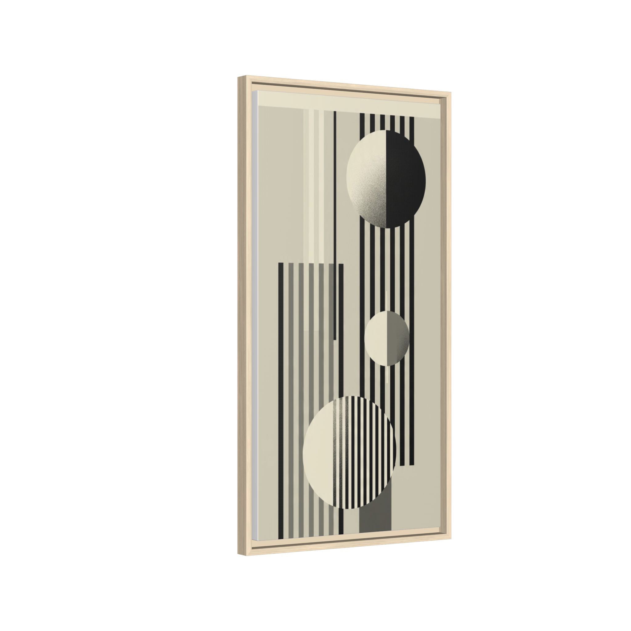 Abstract Geometric Canvas Print — Framed Matte Wall Art - Image 218