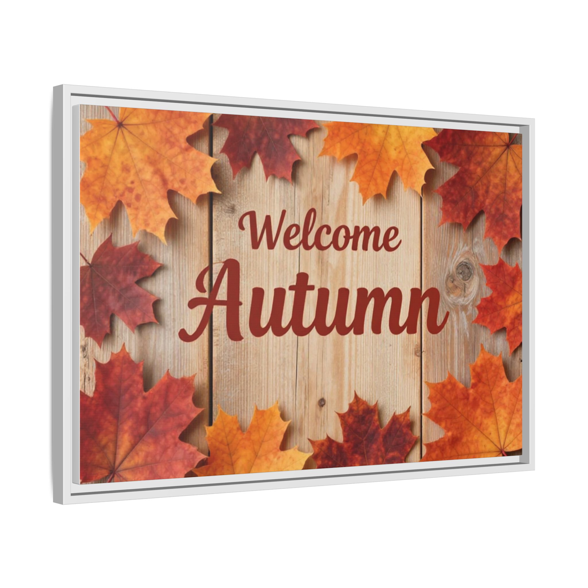 Welcome Autumn Framed Canvas Wall Art - Image 62