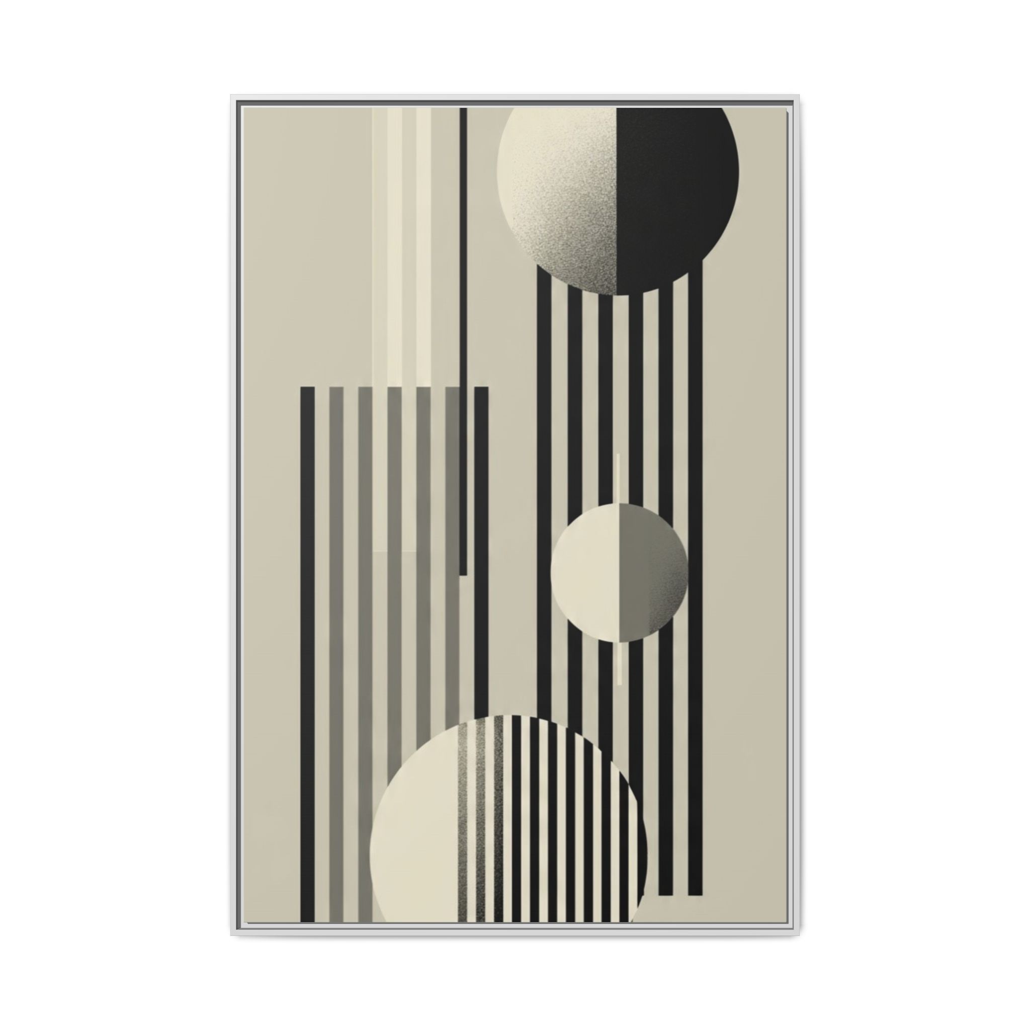Abstract Geometric Canvas Print — Framed Matte Wall Art - Image 53