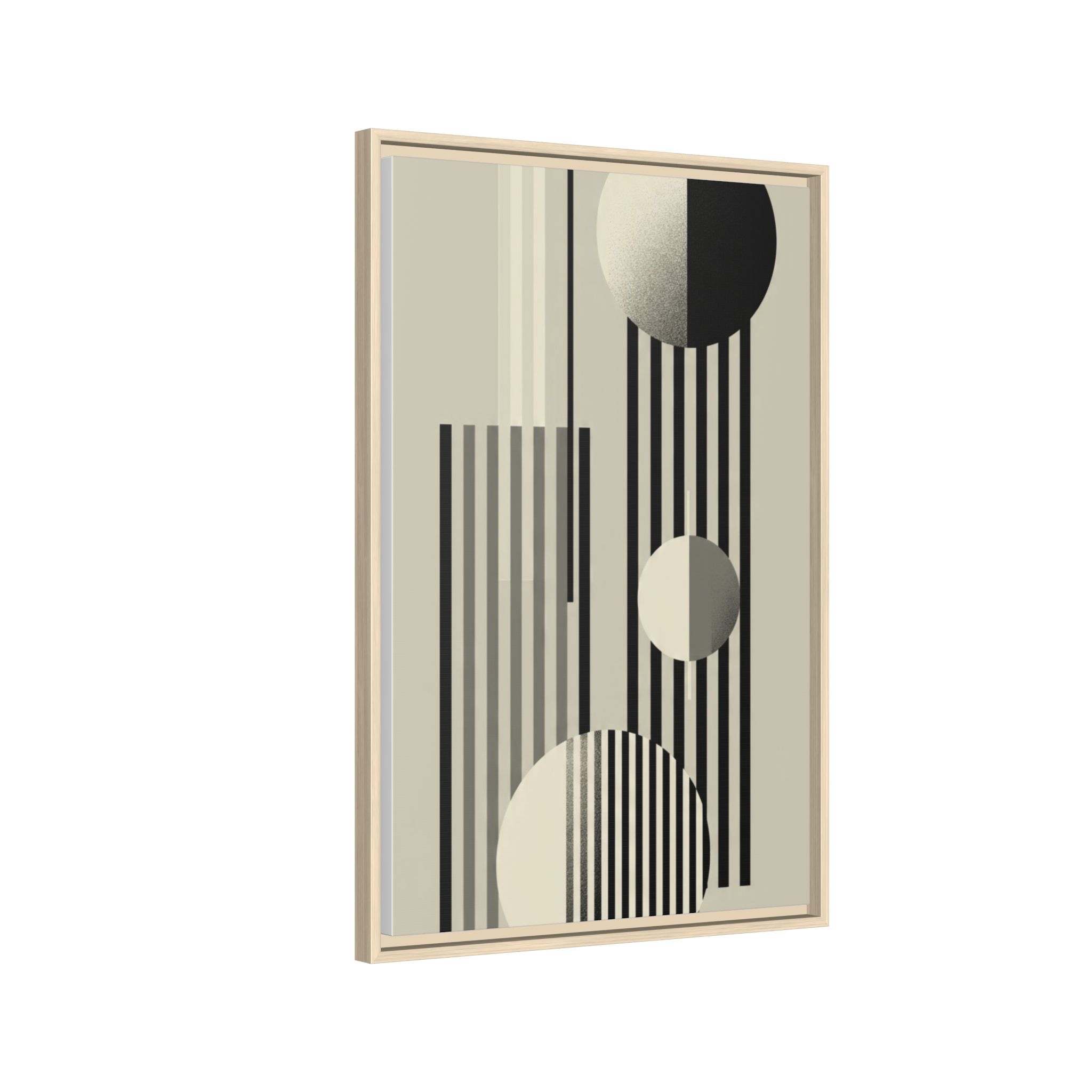 Abstract Geometric Canvas Print — Framed Matte Wall Art - Image 134