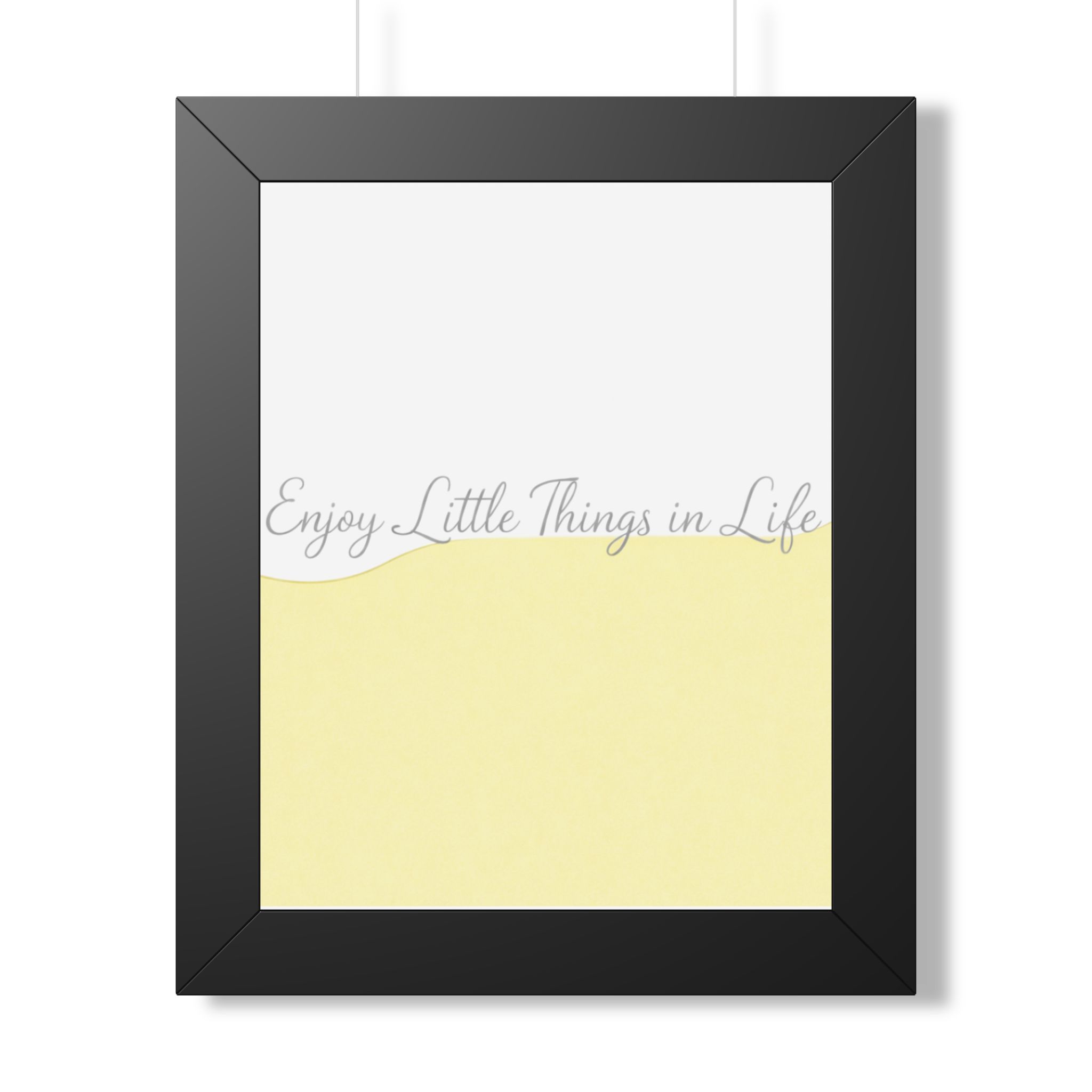 Enjoy the Little Things in Life Framed Poster - Image 4