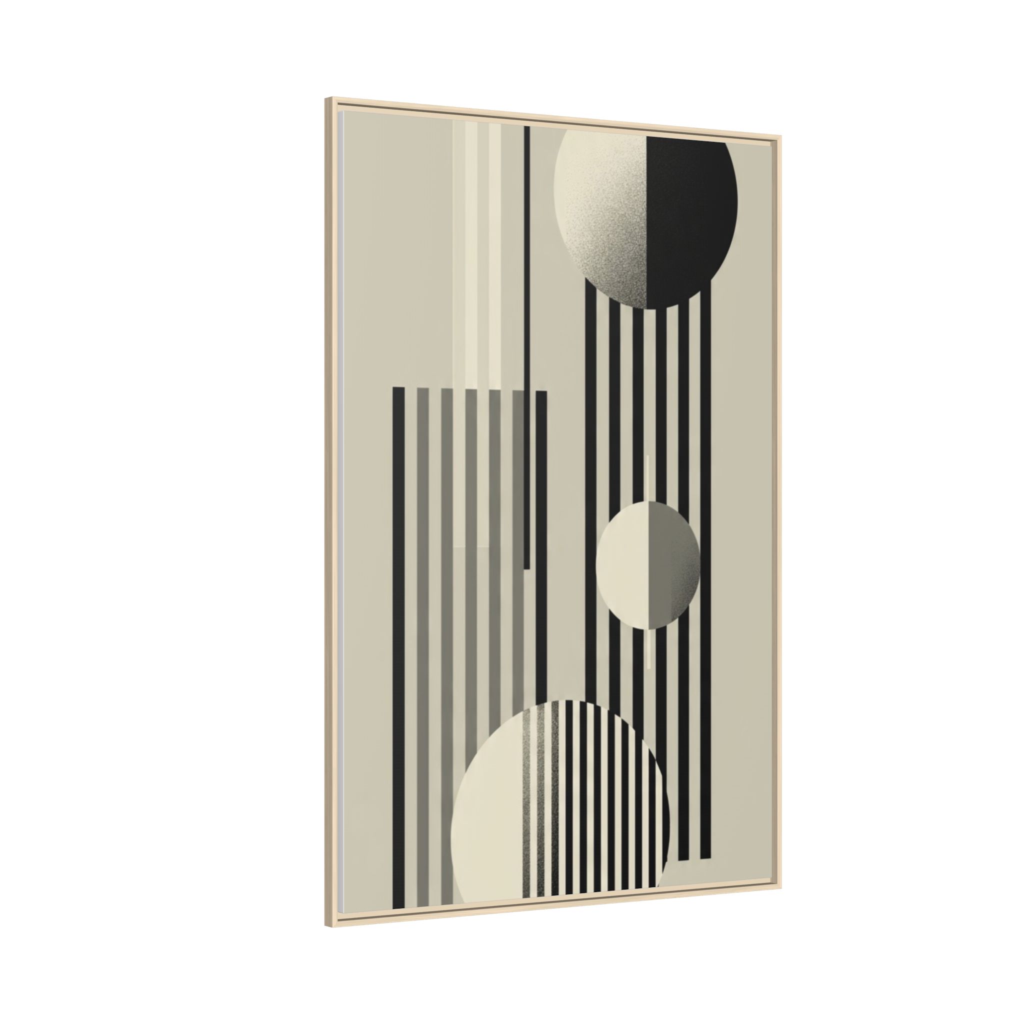 Abstract Geometric Canvas Print — Framed Matte Wall Art - Image 62