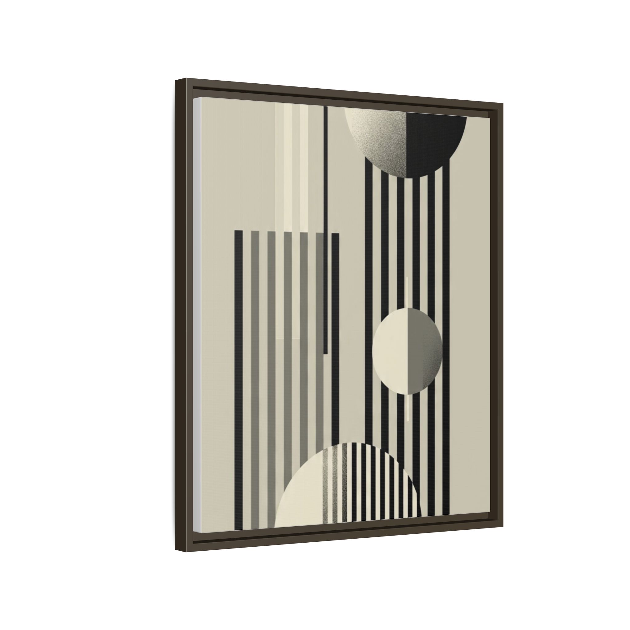 Abstract Geometric Canvas Print — Framed Matte Wall Art - Image 230